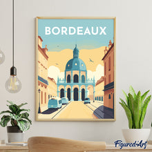 Laden Sie das Bild in den Galerie-Viewer, Diamond Painting – Reiseplakat Bordeaux