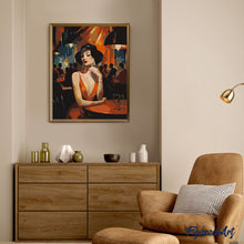 Laden Sie das Bild in den Galerie-Viewer, Art-Deco-Frau in einem Club