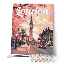 Laden Sie das Bild in den Galerie-Viewer, Reiseposter London in voller Blüte