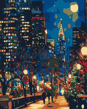 Laden Sie das Bild in den Galerie-Viewer, Malen nach Zahlen Figured'Art – Weihnachten in New York