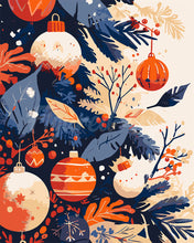 Laden Sie das Bild in den Galerie-Viewer, Malen nach Zahlen Figured'Art – Weihnachtskugeln