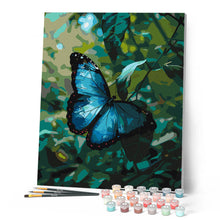 Laden Sie das Bild in den Galerie-Viewer, Blauer Morphofalter
