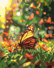 Laden Sie das Bild in den Galerie-Viewer, Malen nach Zahlen Figured'Art – Schmetterling auf der Wiese