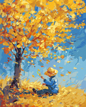 Laden Sie das Bild in den Galerie-Viewer, Malen nach Zahlen Figured'Art – Von Van Gogh inspirierter Herbstjunge