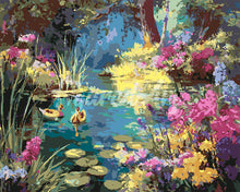 Laden Sie das Bild in den Galerie-Viewer, Malen nach Zahlen Figured'Art – Blumensee