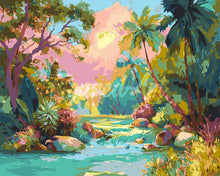 Laden Sie das Bild in den Galerie-Viewer, Malen nach Zahlen Figured'Art – Tropischer Bach