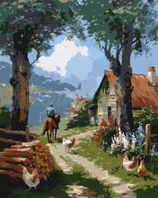 Laden Sie das Bild in den Galerie-Viewer, Malen nach Zahlen Figured'Art – Ländliches Farmleben