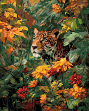 Laden Sie das Bild in den Galerie-Viewer, Malen nach Zahlen Figured'Art – Leopard im Herbst