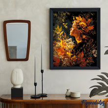 Laden Sie das Bild in den Galerie-Viewer, Dame mit goldenem Laub