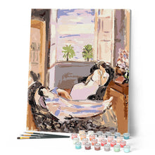 Laden Sie das Bild in den Galerie-Viewer, Interieur mit zwei Figuren, offenes Fenster - Matisse