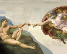 Laden Sie das Bild in den Galerie-Viewer, Malen nach Zahlen Figured'Art – Die Erschaffung Adams - Michelangelo