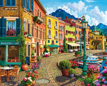 Laden Sie das Bild in den Galerie-Viewer, Malen nach Zahlen Figured'Art – Sonniger Tag am Hafen
