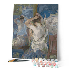 Laden Sie das Bild in den Galerie-Viewer, Vor dem Spiegel, 1890 - Morisot