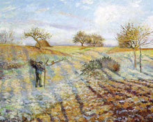 Laden Sie das Bild in den Galerie-Viewer, Malen nach Zahlen Figured'Art – Weißer Frost - Pissarro