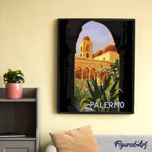 Laden Sie das Bild in den Galerie-Viewer, Innenhof in Palermo