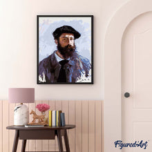 Laden Sie das Bild in den Galerie-Viewer, Selbstporträt mit Barett - Monet
