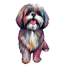 Laden Sie das Bild in den Galerie-Viewer, 2D Holzpuzzle – Shih Tzu Hund