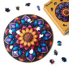 Laden Sie das Bild in den Galerie-Viewer, Holzpuzzle Erwachsene - Bunte Mandala
