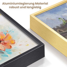 Laden Sie das Bild in den Galerie-Viewer, Keilrahmen aus Aluminium  50x65 cm - Gold Figured'Art