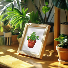Laden Sie das Bild in den Galerie-Viewer, Mini Diamond Painting 15x20 cm (4 Stück) - Gartenjuwelen: Mini-Sukkulenten