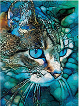 Laden Sie das Bild in den Galerie-Viewer, 2D Holzpuzzle – Katzenblick