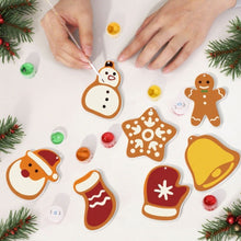 Laden Sie das Bild in den Galerie-Viewer, Malen nach Zahlen Weihnachtsdekoration – Weihnachtsmann und Strumpf