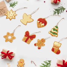 Laden Sie das Bild in den Galerie-Viewer, Malen nach Zahlen Weihnachtsdekoration – Stern, Weihnachtsbaum, Geschenk und Weihnachtsplätzchen Figured'Art
