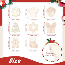 Laden Sie das Bild in den Galerie-Viewer, Malen nach Zahlen Weihnachtsdekoration – Stern, Weihnachtsbaum, Geschenk und Weihnachtsplätzchen