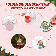 Laden Sie das Bild in den Galerie-Viewer, Malen nach Zahlen Weihnachtsdekoration - Kit Stechpalmenkranz