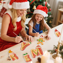 Laden Sie das Bild in den Galerie-Viewer, Malen nach Zahlen Weihnachtsdekoration - Kit Lebkuchenträume