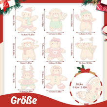 Laden Sie das Bild in den Galerie-Viewer, Malen nach Zahlen Weihnachtsdekoration - Kit Lebkuchenfreunde
