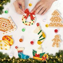 Laden Sie das Bild in den Galerie-Viewer, Malen nach Zahlen Weihnachtsdekoration - Kit Gemütlicher Kamin