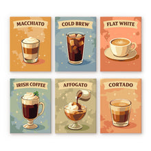 Laden Sie das Bild in den Galerie-Viewer, Mini Malen nach Zahlen 15x20 cm (6 Stück) - Spezialitätenkaffee Figured'Art