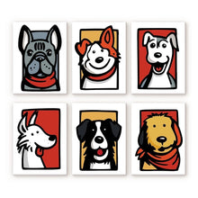 Laden Sie das Bild in den Galerie-Viewer, Mini Malen nach Zahlen 15x20 cm (6 Stück) - Bandana Freunde 2 Figured'Art