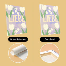 Laden Sie das Bild in den Galerie-Viewer, Mini Malen nach Zahlen 15x20 cm (6 Stück) - Florale Liebe 1