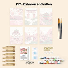 Laden Sie das Bild in den Galerie-Viewer, Mini Malen nach Zahlen 15x20 cm (6 Stück) - Geist Japans