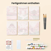 Laden Sie das Bild in den Galerie-Viewer, Mini Malen nach Zahlen 15x20 cm (6 Stück) - Geist Japans