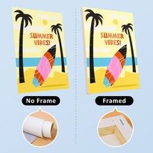 Laden Sie das Bild in den Galerie-Viewer, Mini Malen nach Zahlen 15x20cm (6 Stück) - Sommer-Strand-Poster