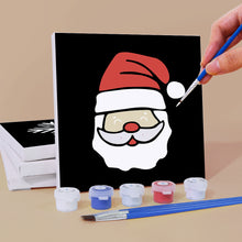 Laden Sie das Bild in den Galerie-Viewer, Mini Malen nach Zahlen 15x15cm (4 Stück) - Klassische Weihnachtssymbole 1