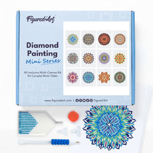 Laden Sie das Bild in den Galerie-Viewer, Mini Serie Diamond Painting - Mandala Kunst