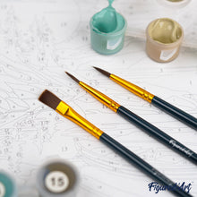 Laden Sie das Bild in den Galerie-Viewer, Mini Malen nach Zahlen mit Rahmen - Tropischer Schmetterling