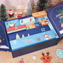 Laden Sie das Bild in den Galerie-Viewer, Malen nach Zahlen Adventskalender 2025 - Fröhlich &amp; Festlich (Blau - 12 Türchen)
