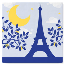 Laden Sie das Bild in den Galerie-Viewer, Mini Malen nach Zahlen mit Rahmen - Paris unter dem Mond