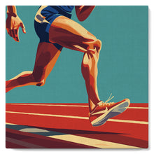 Laden Sie das Bild in den Galerie-Viewer, Mini Malen nach Zahlen mit Rahmen - Sportposter Athletik