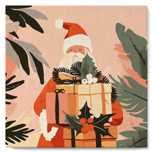 Laden Sie das Bild in den Galerie-Viewer, Mini Malen nach Zahlen mit Rahmen - Weihnachtsmann mit Geschenken