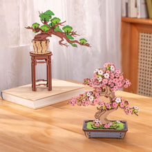 Laden Sie das Bild in den Galerie-Viewer, 3D Puzzle - Immergrüner Kiefern-Bonsai