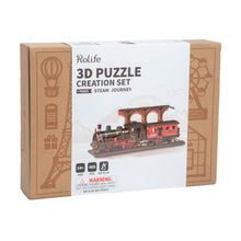 Laden Sie das Bild in den Galerie-Viewer, 3D Puzzle - Vintage-Dampfzug