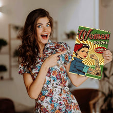 Laden Sie das Bild in den Galerie-Viewer, Malen nach Zahlen Metallposter - Frauenpower