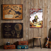 Laden Sie das Bild in den Galerie-Viewer, Malen nach Zahlen Metallposter - Buffalo Bills Wilder Westen