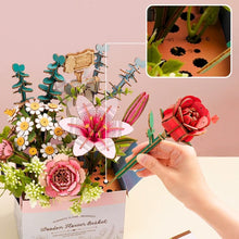 Laden Sie das Bild in den Galerie-Viewer, 3D Puzzle - Blumenkorb aus Holz